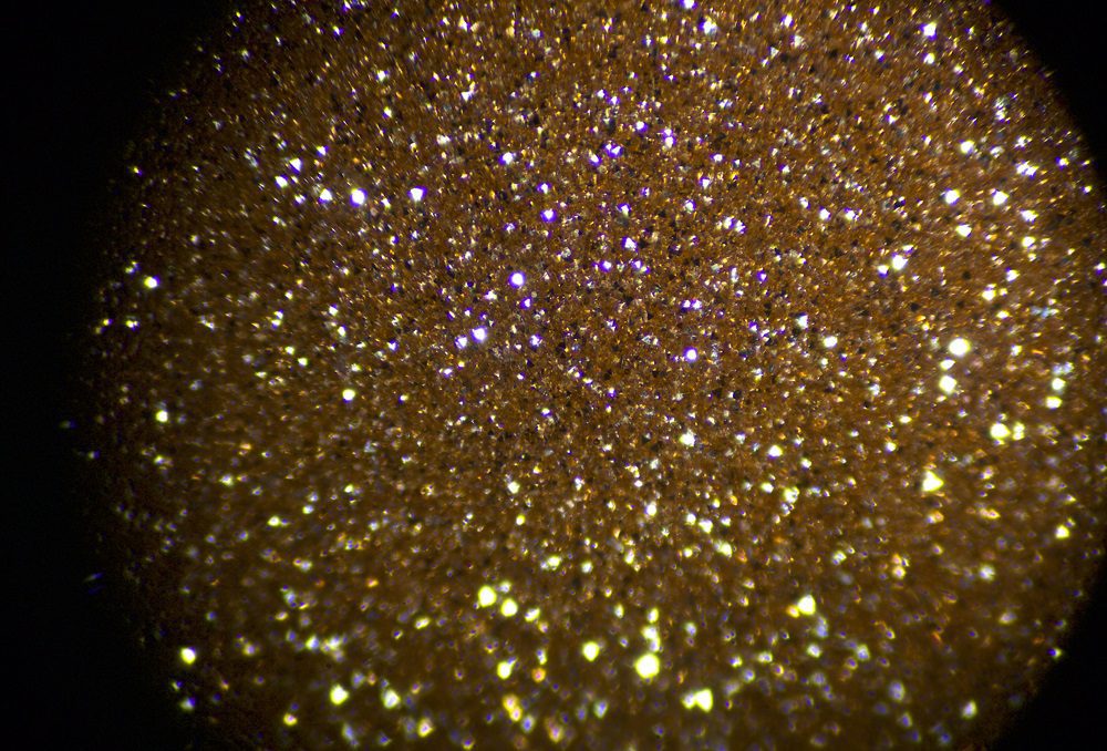 Gem Knowledge: What is Artificial Glass Paste in Antique Jewellery - Artificial Glass Paste - Goldstone glass GK 2