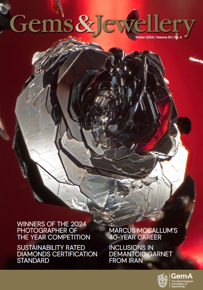 gems and jewellery winter 2024 magazine cover
