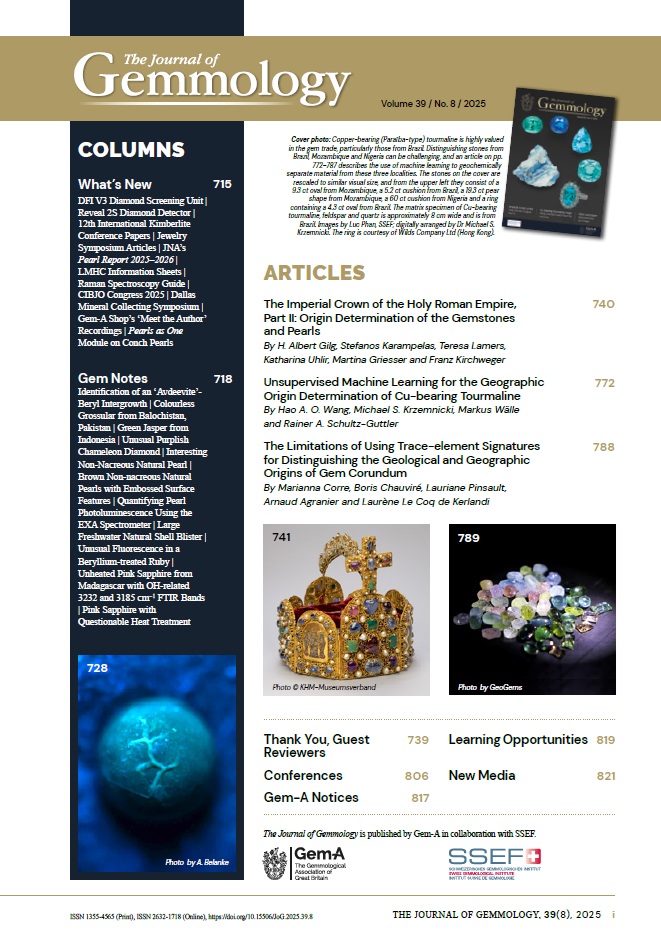 JoG vol39 issue8 contents
